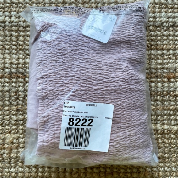 NEW Free People Colette Convertible Mini Dress In Dusty Himalayan Pink - Picture 7 of 12